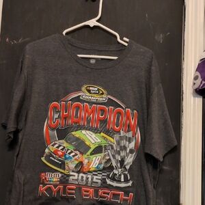 Nascar Kyle Busch 2015 Sprint Cup Champion M&M Sponsor T-shirt Size Xl